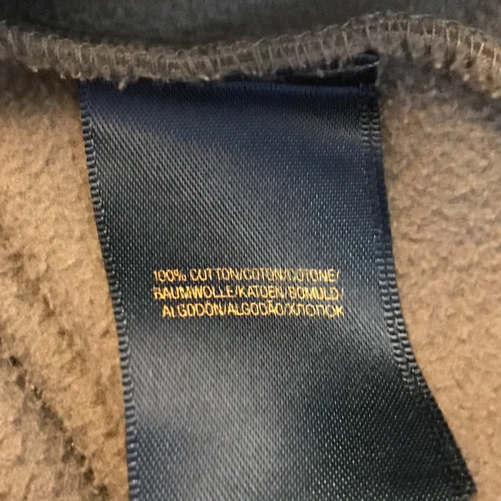 2/$29 Polo Ralph Lauren kids jacket size 4T grey zipper fleece - Picture 5 of 9